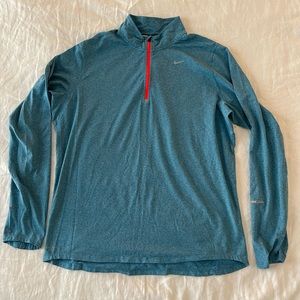 NIKE RUNNING DRI-FIT Quarter-Zip L/S Shirt